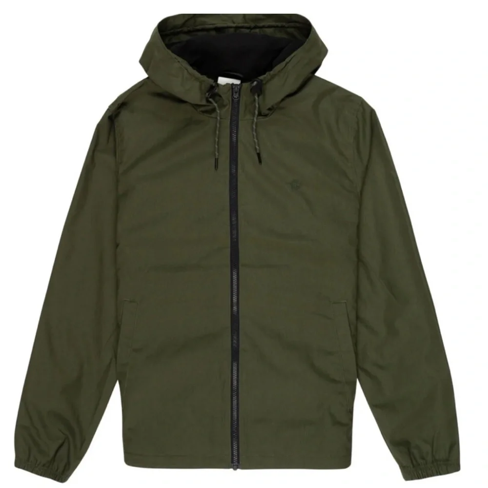 Element Hoodie Water Resistant Zip Up Alder Army Green NWT Youth Boys Size 12